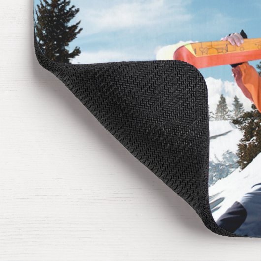 Ski fahrender Insomniac Mousepad (Ecke)