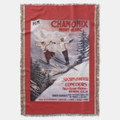 Ski fahrendes förderndes Plakat Decke (Vorderseite Vertikal)