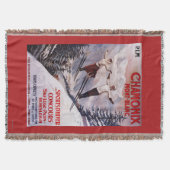 Ski fahrendes förderndes Plakat Decke (Vorderseite)