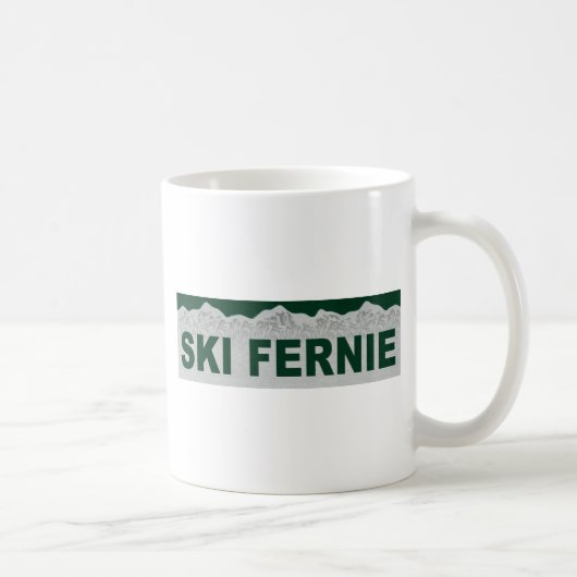 Ski fernie kaffeetasse (Rechts)