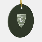 Ski Flagstaff Arizona Keramik Ornament (Rechts)