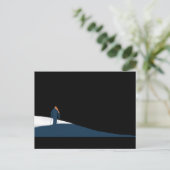 Ski Freerider Adventure Postkarte (Stehend Vorderseite)