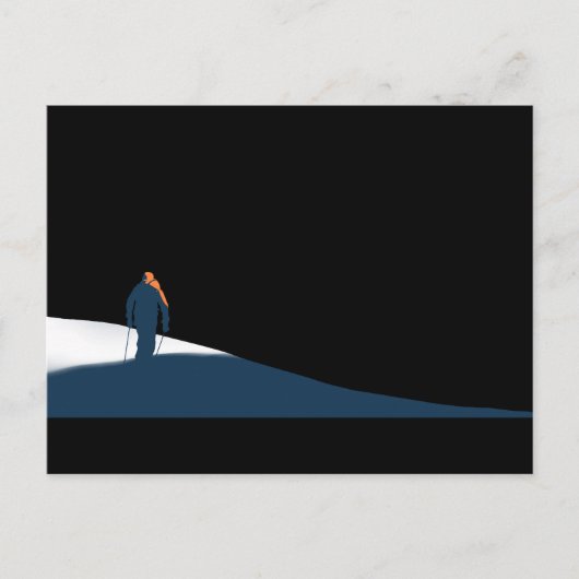Ski Freerider Adventure Postkarte (Vorderseite)