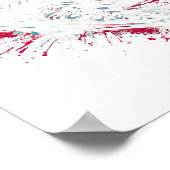 Ski Freestyle Ski Freeski Winter Extreme Sport Poster (Ecke)