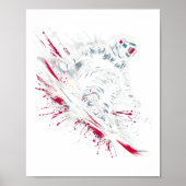 Ski Freestyle Ski Freeski Winter Extreme Sport Poster (Vorne)