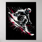 Ski Freestyle Ski Freeski Winter Extreme Sport Poster (Vorne)