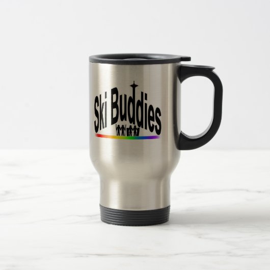 Ski-Freund-Reise-Tasse Reisebecher (Rechts)