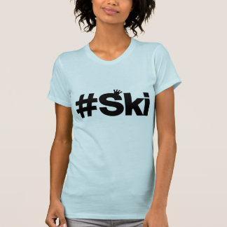 #Ski - frische Faden T-Shirt