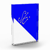SKI Fun Bright Alpine Blauer weißer, schlanker Far Fotoblock (Links)