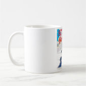 Ski Germany Vintage Reiseplakat Kaffeetasse (Links)