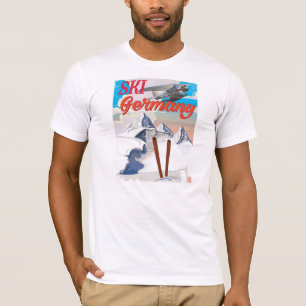 Ski Germany Vintage Reiseplakat T-Shirt