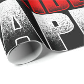 Ski glücklich geschenkpapier (Rolleneckpunkt)