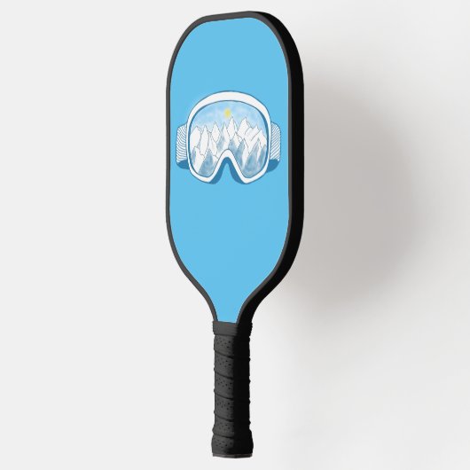 Ski Goggles Berg Reflektion Pickleball Schläger (Links)
