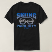 Ski Goggles Park Stadt Utah T-Shirt (Design vorne)