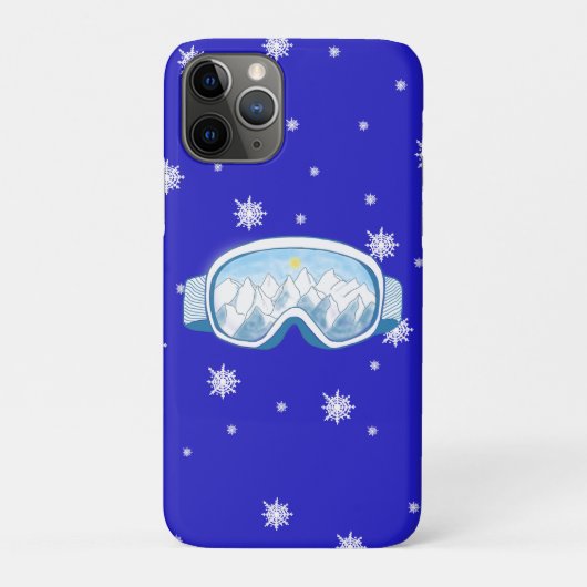 Ski Goggles Snowflake Tanz Case-Mate iPhone Hülle (Rückseite)