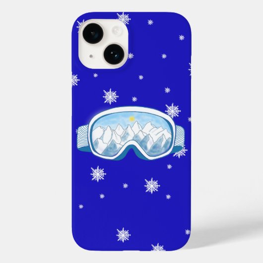 Ski Goggles Snowflake Tanz Case-Mate iPhone Hülle (Rückseite)