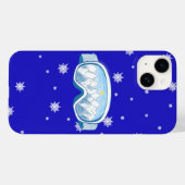 Ski Goggles Snowflake Tanz Case-Mate iPhone Hülle (Rückseite (Horizontal))