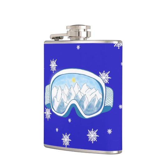 Ski Goggles Snowflake Tanz Flachmann (Links)