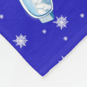 Ski Goggles Snowflake Tanz Fleecedecke (Ecke)