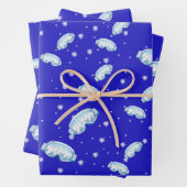 Ski Goggles Snowflake Tanz Geschenkpapier Set (Beispiel)