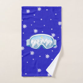 Ski Goggles Snowflake Tanz Handtuch