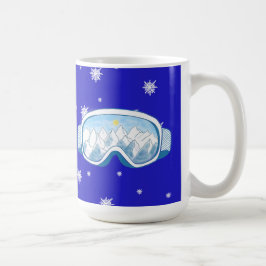 Ski Goggles Snowflake Tanz Kaffeetasse