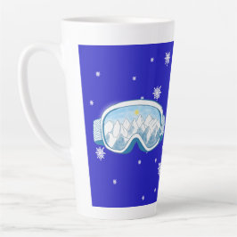 Ski Goggles Snowflake Tanz Milchtasse