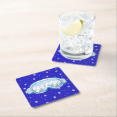 Ski Goggles Snowflake Tanz Rechteckiger Pappuntersetzer (Vor Ort)