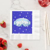 Ski Goggles Snowflake Tanz Serviette (Beispiel)