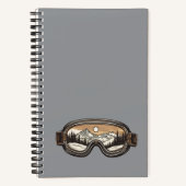 Ski Goggles SpiralNotebook Notizblock (Vorderseite)