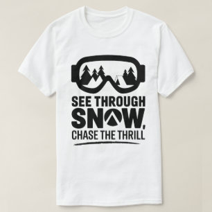 Ski Goggles Wintererlebnis - Schneekonzept Design T-Shirt