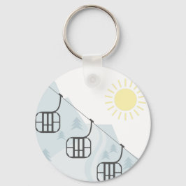 Ski Gondolas Schlüsselanhänger