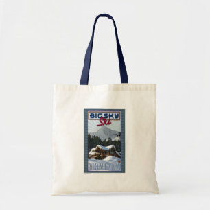 Ski große Himmel-Tasche Tasche