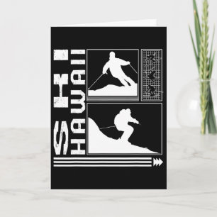 Ski Hawaii Skifahren Skifahrer Winter Snowboard Sc Karte