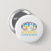 Ski Hoodoo Oregon Skiurlaub Button (Vorne & Hinten)