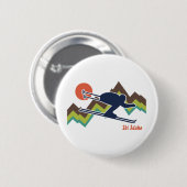 Ski Idaho Button (Vorne & Hinten)