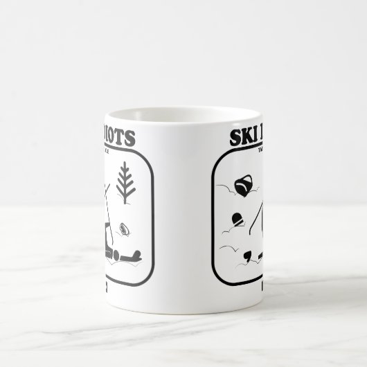 Ski Idioten Coffee Tasse (Mittel)