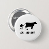 Ski Indiana Button (Vorne & Hinten)