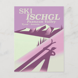 Ski Ischgl, Paznauntal Tirol Postkarte