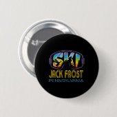 Ski Jack Frost Pennsylvania Skiurlaub Button (Vorne & Hinten)