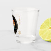 Ski Jackson Hole, Wyoming - weibliches Skiergesche Schnapsglas (Rechts)