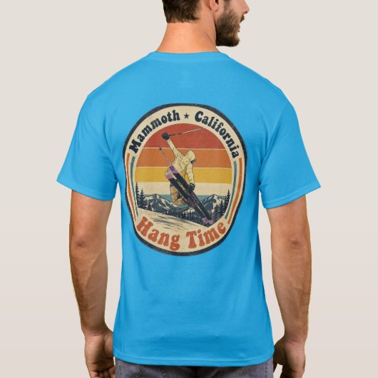 Ski Jump Mammoth Hangzeit T-Shirt (Rückseite)
