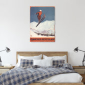 Ski Jump - PLM olympisches Promo Poster Leinwanddruck (Insitu (Schlafzimmer))