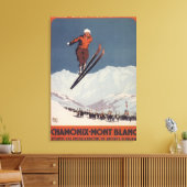 Ski Jump - PLM olympisches Promo Poster Leinwanddruck (Insitu (Wohnzimmer))