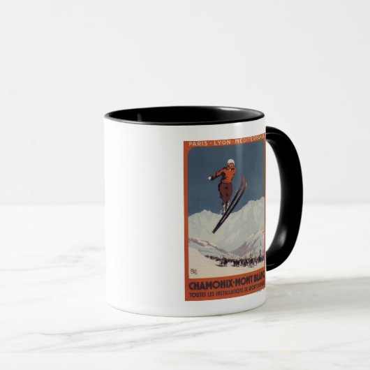 Ski Jump - PLM olympisches Promo Poster Tasse (VorderseiteRechts)