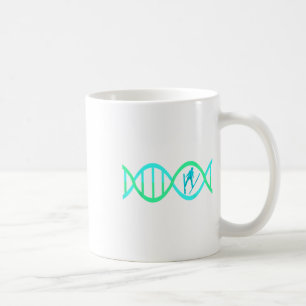 Ski Jumper Dna Ski Jumping Skier Athlete Skifahren Kaffeetasse