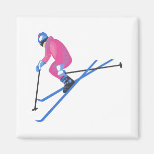 Ski Jumper Magnet