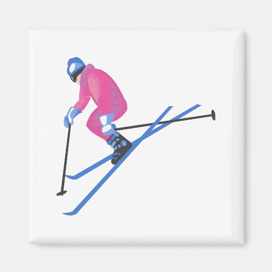Ski Jumper Magnet (Vorne)