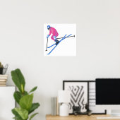 Ski Jumper Poster (Heimbüro)