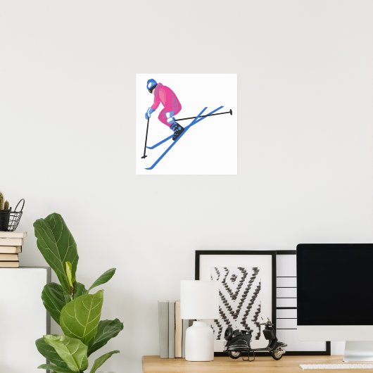 Ski Jumper Poster (Heimbüro)